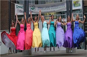 May Day Court 2014 - Princesses Jumping 